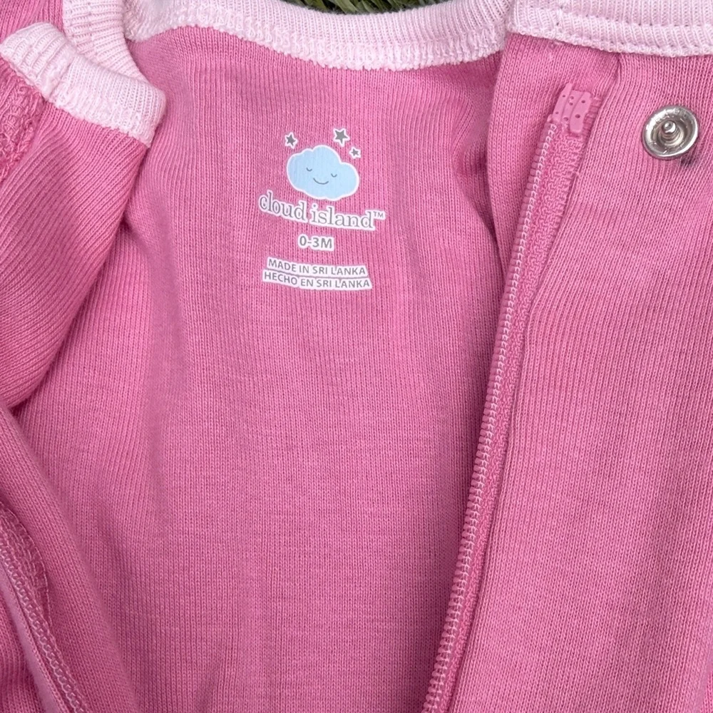 Colorful baby One Piece sleepers set of 4 with zipper